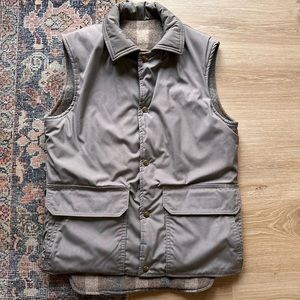 Vintage Woolrich Reversible Wool-Lined Vest